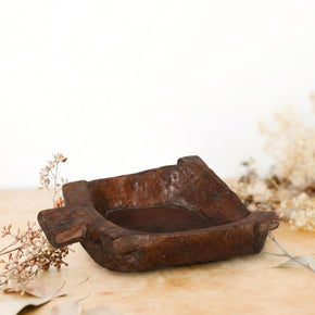 Ranch Style 20 in. Long Antique Wood Bowl