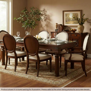 1900s Antique Door 6- Seater Solid Wood Dining Table