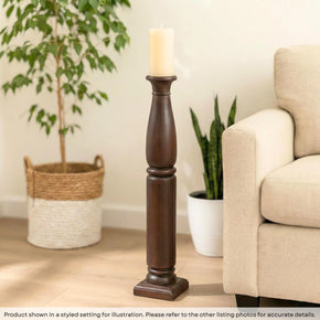 Rustic Vintage Bedpost Candle Sticks