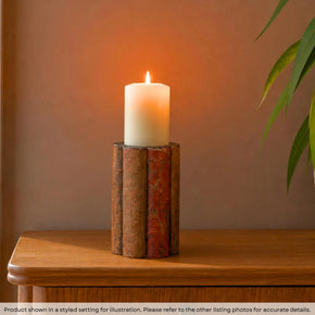 Rustic Bedpost Candle Holder