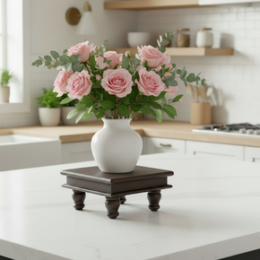 Solid Wood Riser For Display in Dark Brown Finish