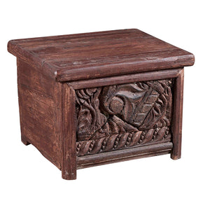 Vintage Hand Carved Wood box