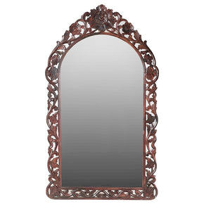 Fine Hand Carved Wood Mirror