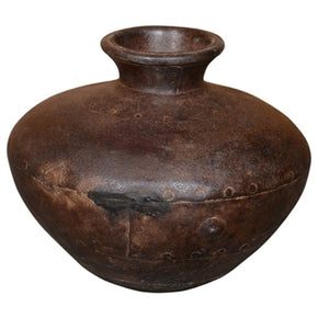 Antique Matka Metal Vase