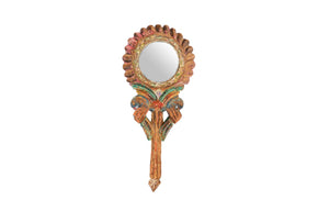 Vintage Carved Hand Mirror