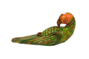 Vintage Wooden Parrot