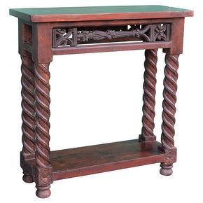 Console With Iron Grill