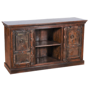 Reclaimed Solid Wood Media & Sideboard Cabinet