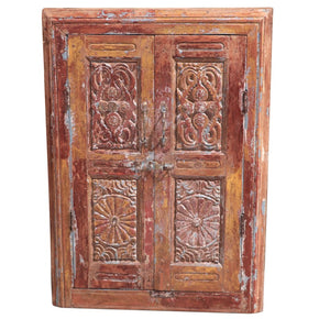 Antique Carved Window Wall Art