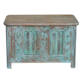 Farmhouse Style Distressed Solid Wood Chest