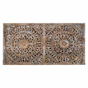 Hand Carved Solid Wood Lattice Decorative 36" x 72" Barn Door