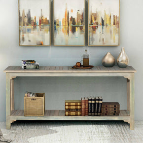 Farmhouse Style Reclaimed Wood Boho Console