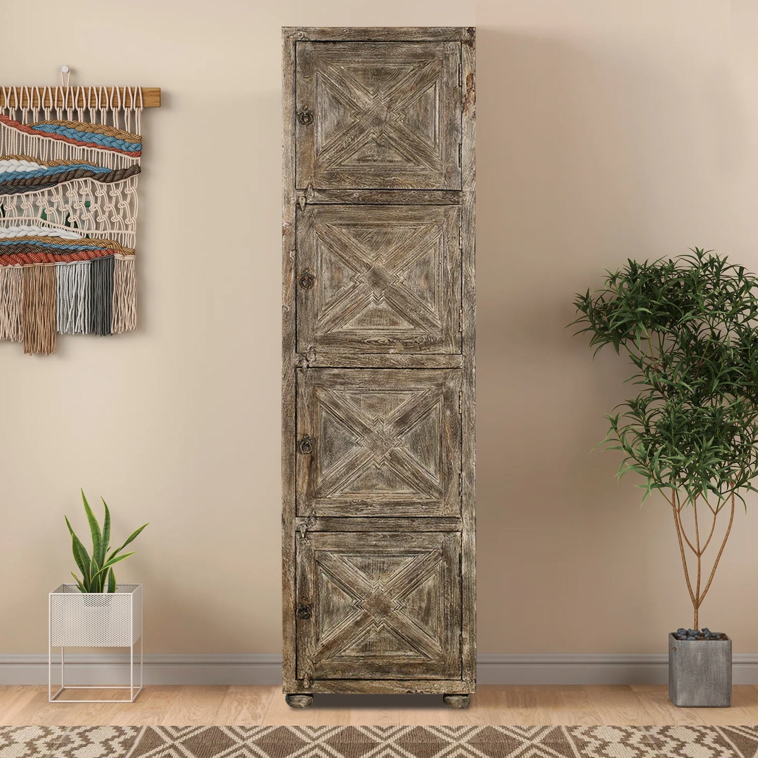 Wood Linen Closet Doors