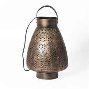 Moroccan Style Metal Lattice Table Lamp