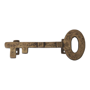 Unusual Key Shaped Brass Pull Handle