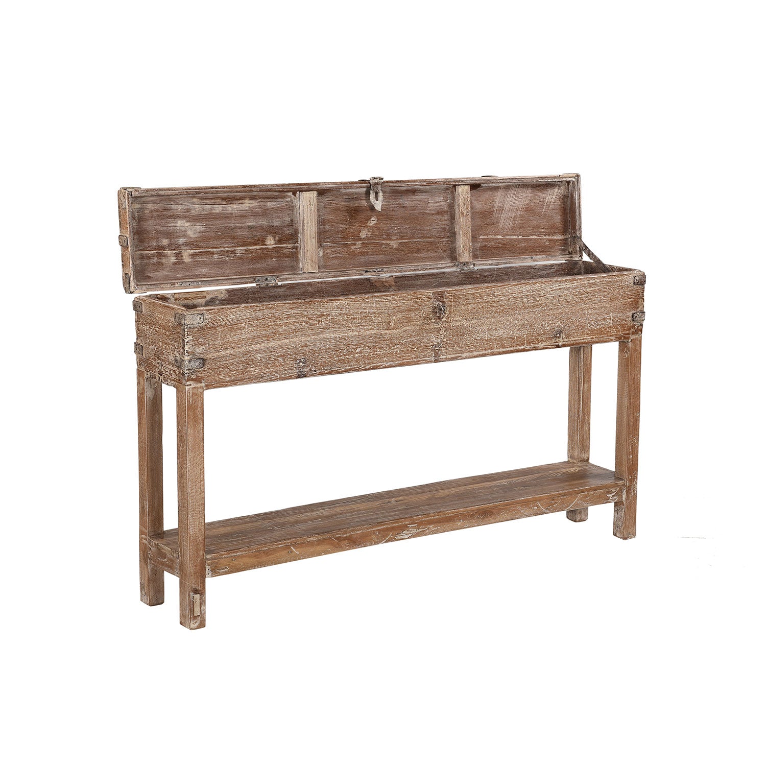 Distressed Chest Solid Eclectic Solid Wood Distressed Storage Chest 10